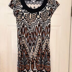 Dressbarn Geometric Patterned Dress